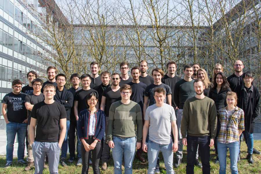 Enlarged view: Group picture April 2019 with our students